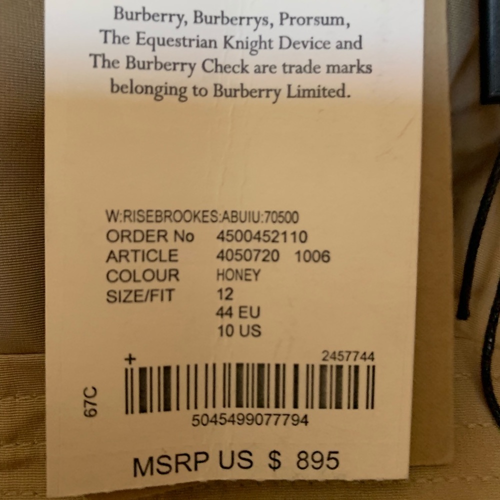 Burberry Authentic New Raincoat - Picture 6 of 15
